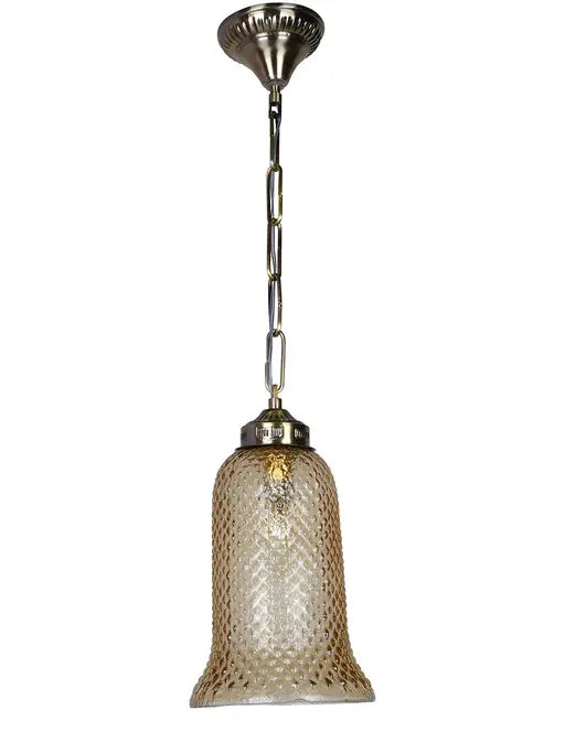 Brass Antique Aluminium 1-Light Pendant Light – 15.2 cm