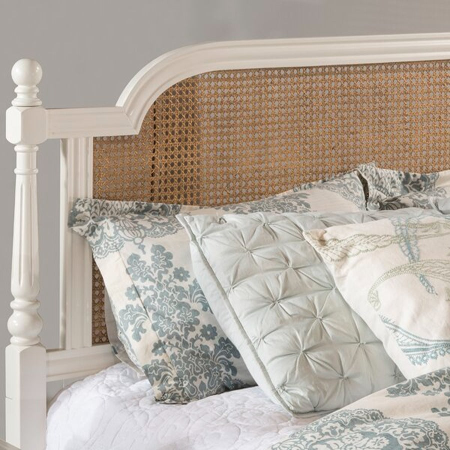 White Deco Sheesham Bed