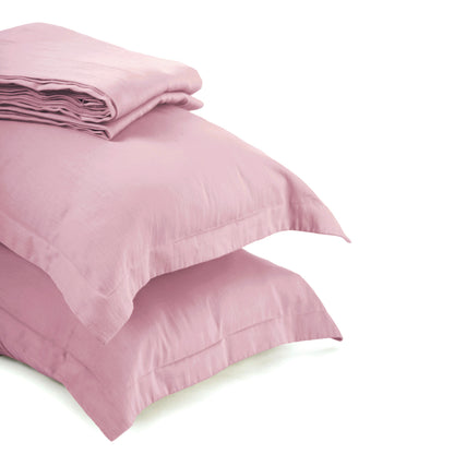 Old Rose 300TC Cotton Satin Sheet Set — Premium Gift Box | VLiving