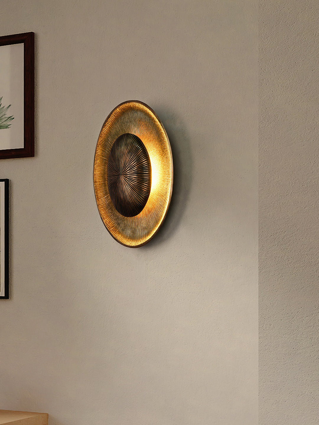 Copper Antique Aluminium 1-Light Wall Sconce – 34.3 cm