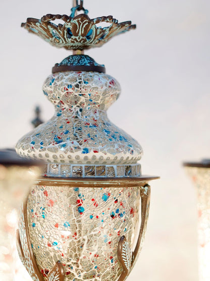 Bronze Patina Cast Aluminium 5-Light Chandelier – 71.1 cm