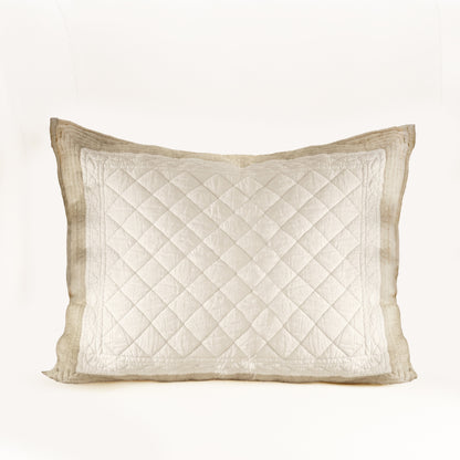 Natural White Cotton Quilt Set with Pillowcases – Premium 200TC Percale