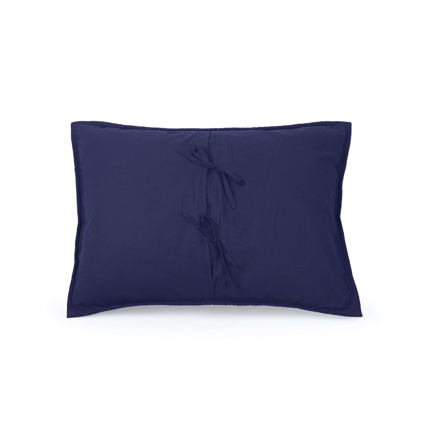 Indigo Kantha Chevron Quilted Bed Set – Twin, Queen, King