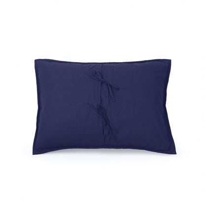Indigo Kantha Chevron Quilted Bed Set – Twin, Queen, King