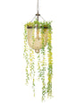 Gold Glass Planter 1-Light Pendant – 22.9 cm