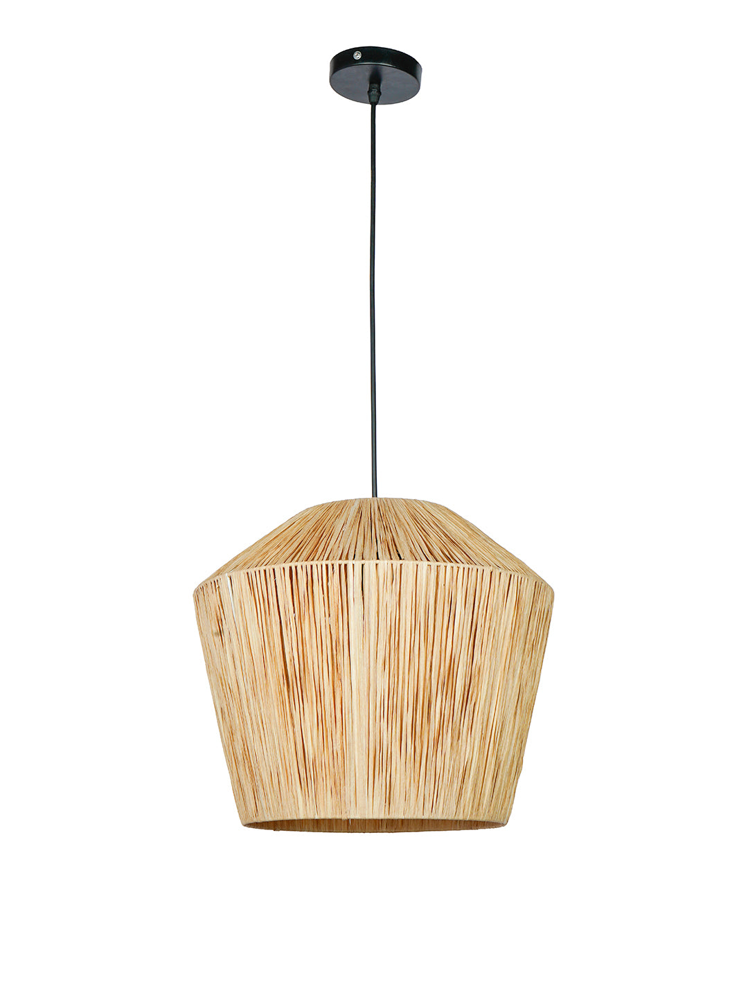 Natural Cane 1-Light Pendant – 35.6 cm