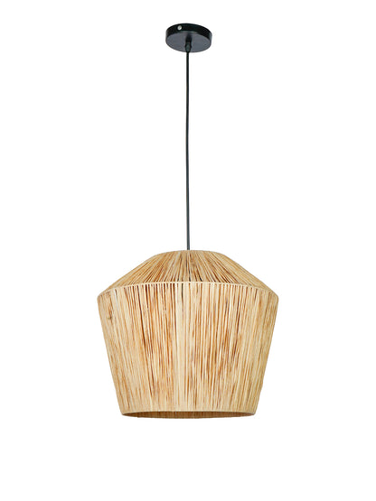 Natural Cane 1-Light Pendant – 35.6 cm