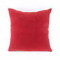 Red Cotton Velvet & Linen Reversible Cushion Cover – Christmas Decor | 3 Sizes