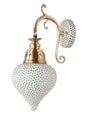 Brass Antique Glass 1-Light Wall Sconce – 41.9 cm