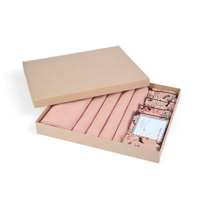 Amour Table Linen Gift Pack | 3 Colours × 3 Combinations | Beige, Blush & Duck Egg