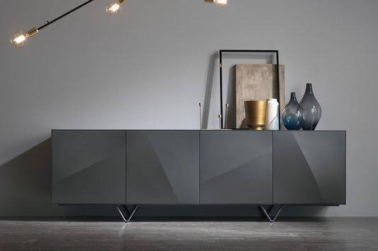 Elegant Sidney Sideboard: Luxury Wooden Console Unit with Four Crafted Doors