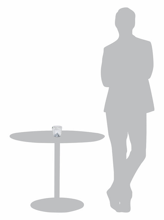 Clear Cut Crystal Solitaire Touch-Dimmable Rechargeable Mini Table Lamp - Modern Gem Accent Light