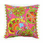 Stylized Floral Pink - Embroidery Cushion Cover