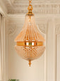 Golden Luster Cut Glass 6-Light Pendant Light – 34.3 cm