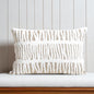 Pure Elements Linen Pillow Cover with White Aari Stripe