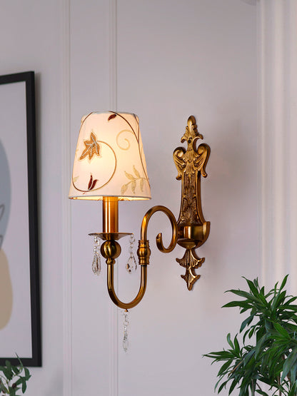 Brass Antique Aluminium 1-Light Wall Sconce – 50.8 cm
