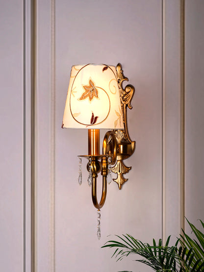 Brass Antique Aluminium 1-Light Wall Sconce – 50.8 cm