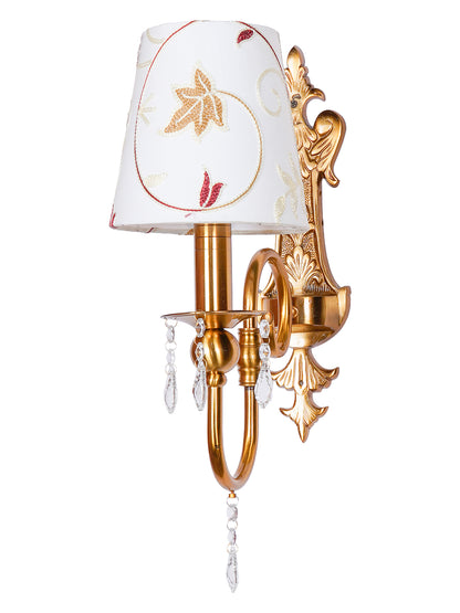 Brass Antique Aluminium 1-Light Wall Sconce – 50.8 cm