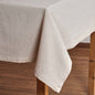 PURE ELEMENTS - Cotton Flex Light Beige Table Cloth – Linen Look | 2 Sizes
