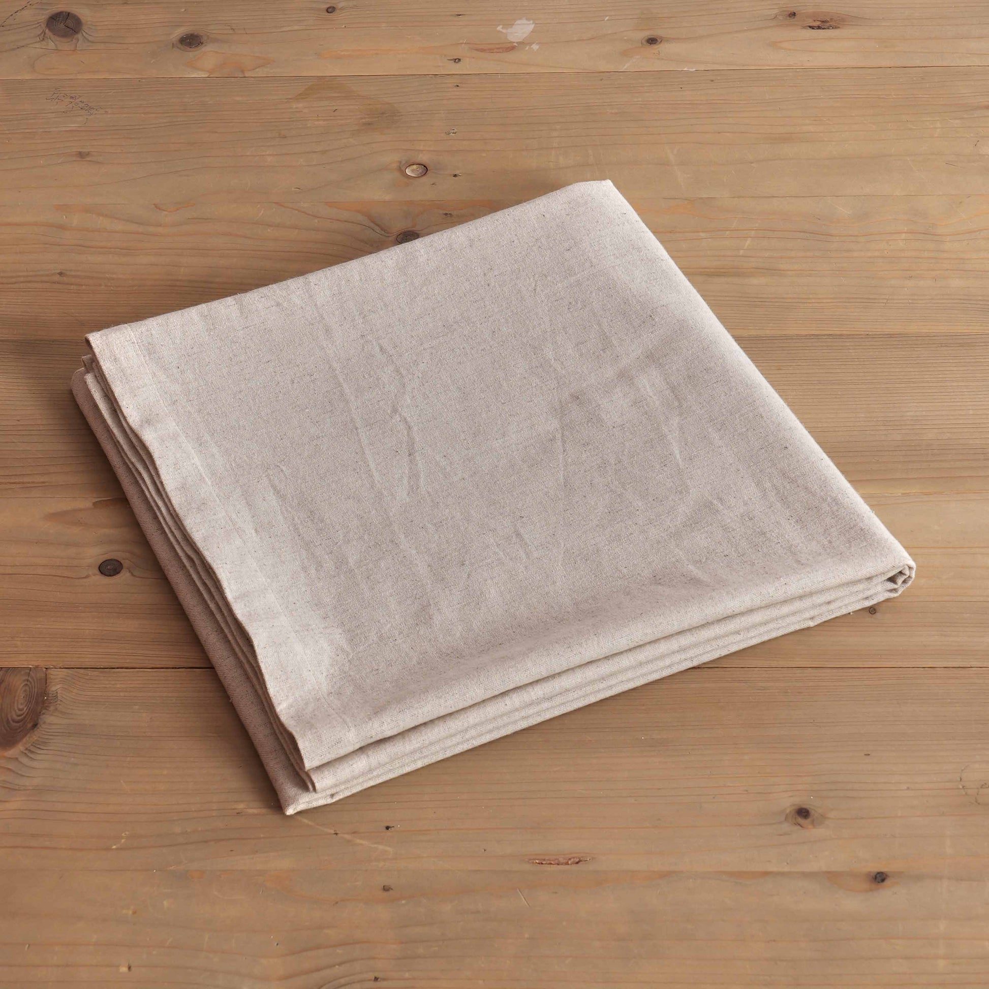 Pure Elements Cotton Flex Light Beige Table Cloth – Linen Look, Two Sizes