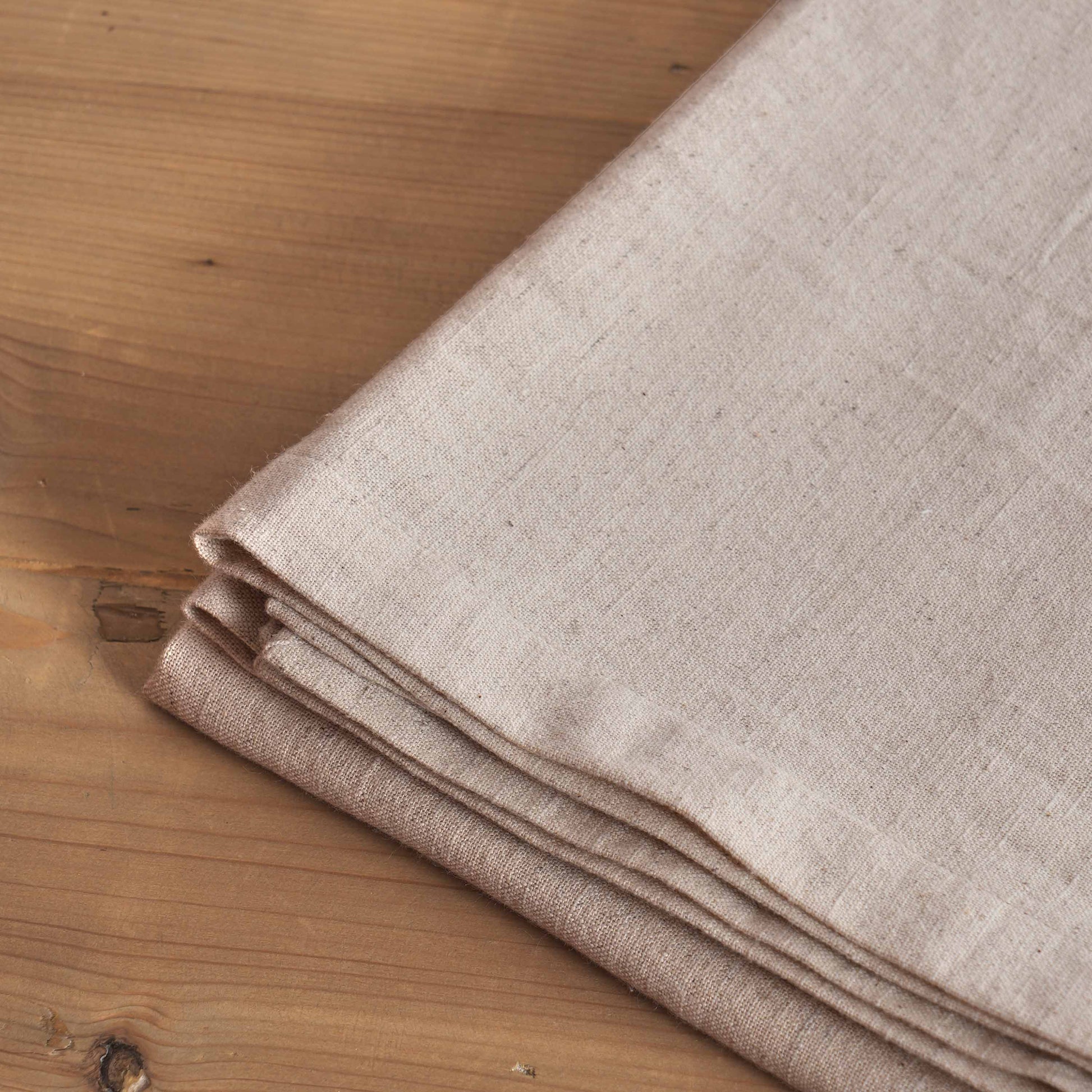 Pure Elements Cotton Flex Light Beige Table Cloth – Linen Look, Two Sizes