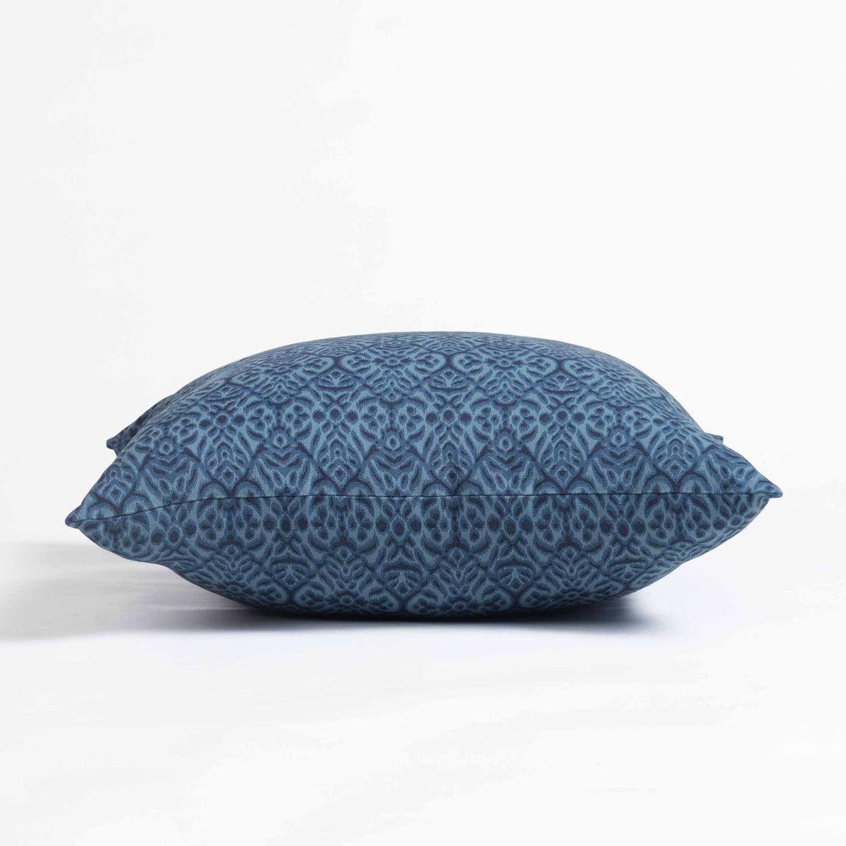 IKAT PRINT - Indigo colour cotton Bed runner set - King / Queen / Twin Size