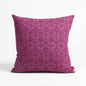 Plum Ikat Print Cotton Duck Pillow Cover – Reversible | Sizes available