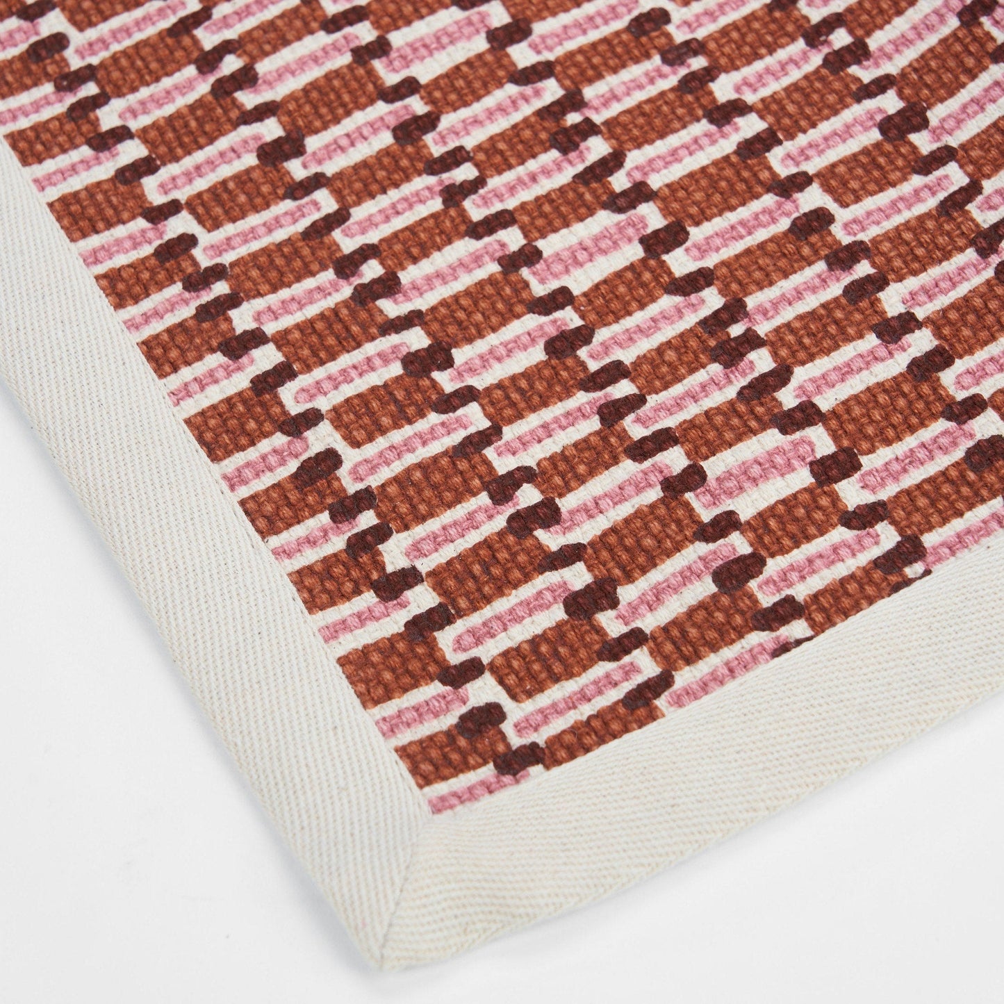 Rust Weave Cotton Dhurrie Rug – Modern Retro 3-Size Set