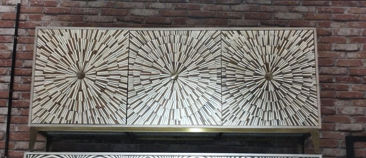 Bone Inlay large cabinet