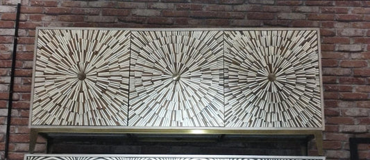 Bone Inlay large cabinet