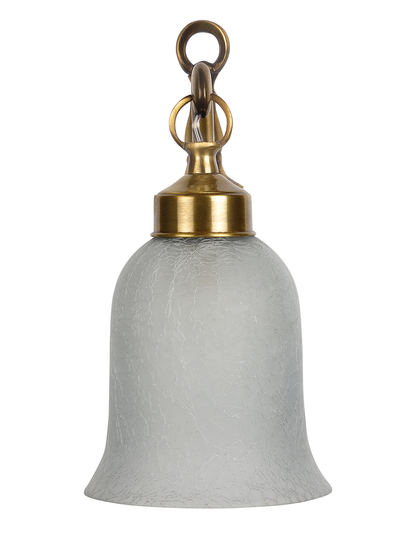 Brass Antique Glass Brass 1-Light Wall Sconce – 29.2 cm
