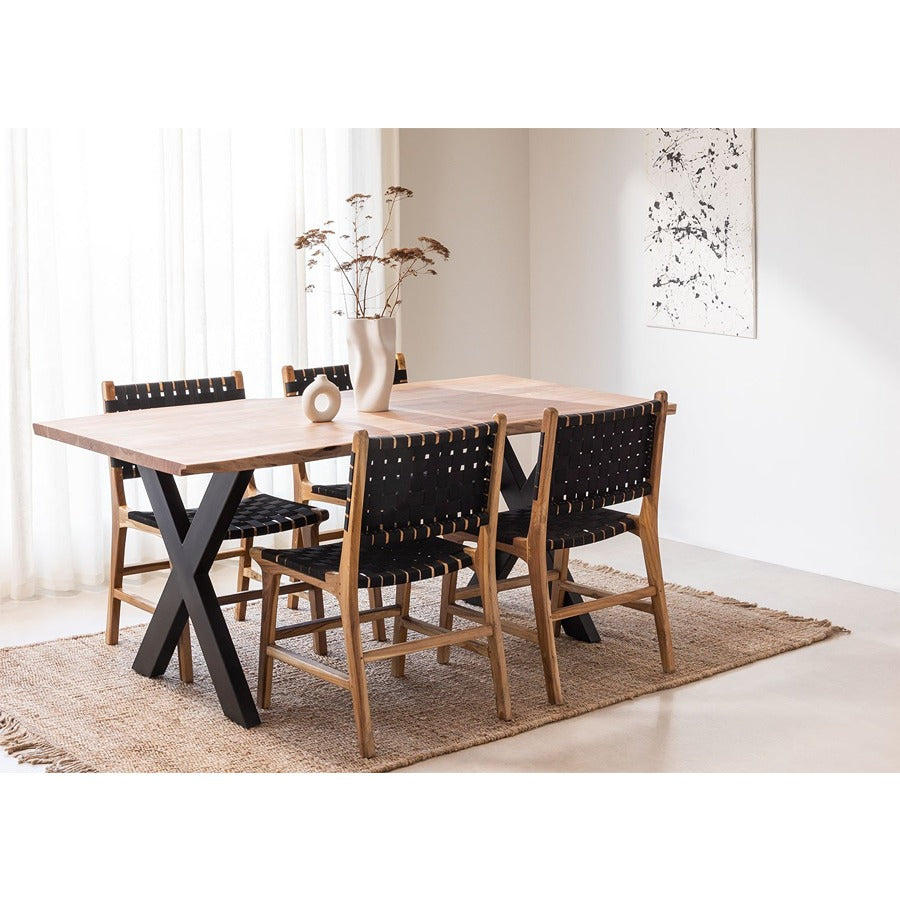 Acacia Wood Table Set