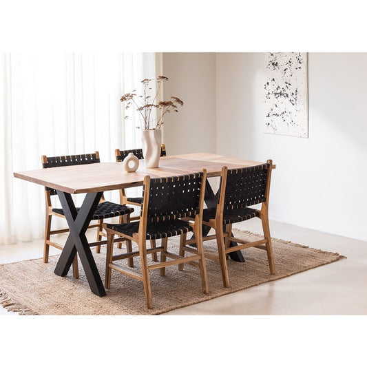 Acacia Wood Table Set