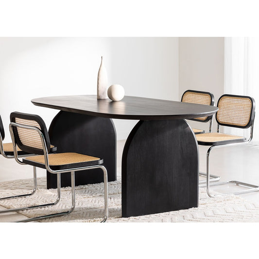 Acacia Wood Sandblast Dining Table