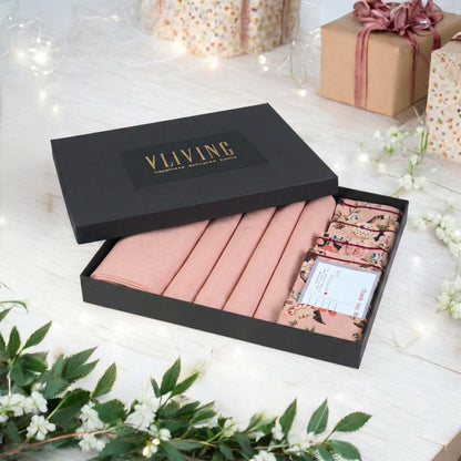 Amour Table Linen Gift Pack | 3 Colours × 3 Combinations | Beige, Blush & Duck Egg