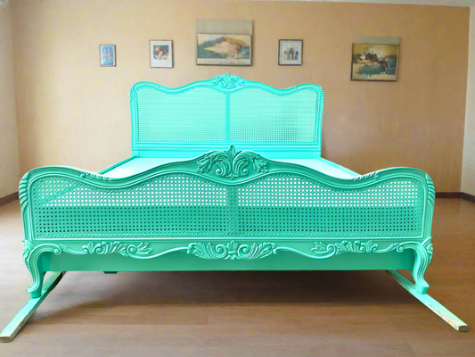 Rattan bed