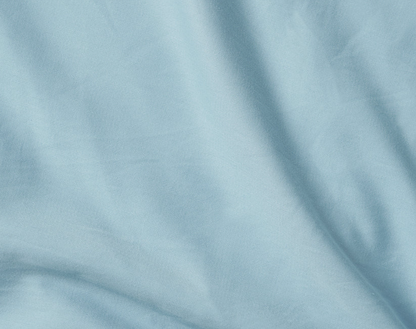 BLUE 300TC flat sheet set, premium pure cotton satin, Sizes available