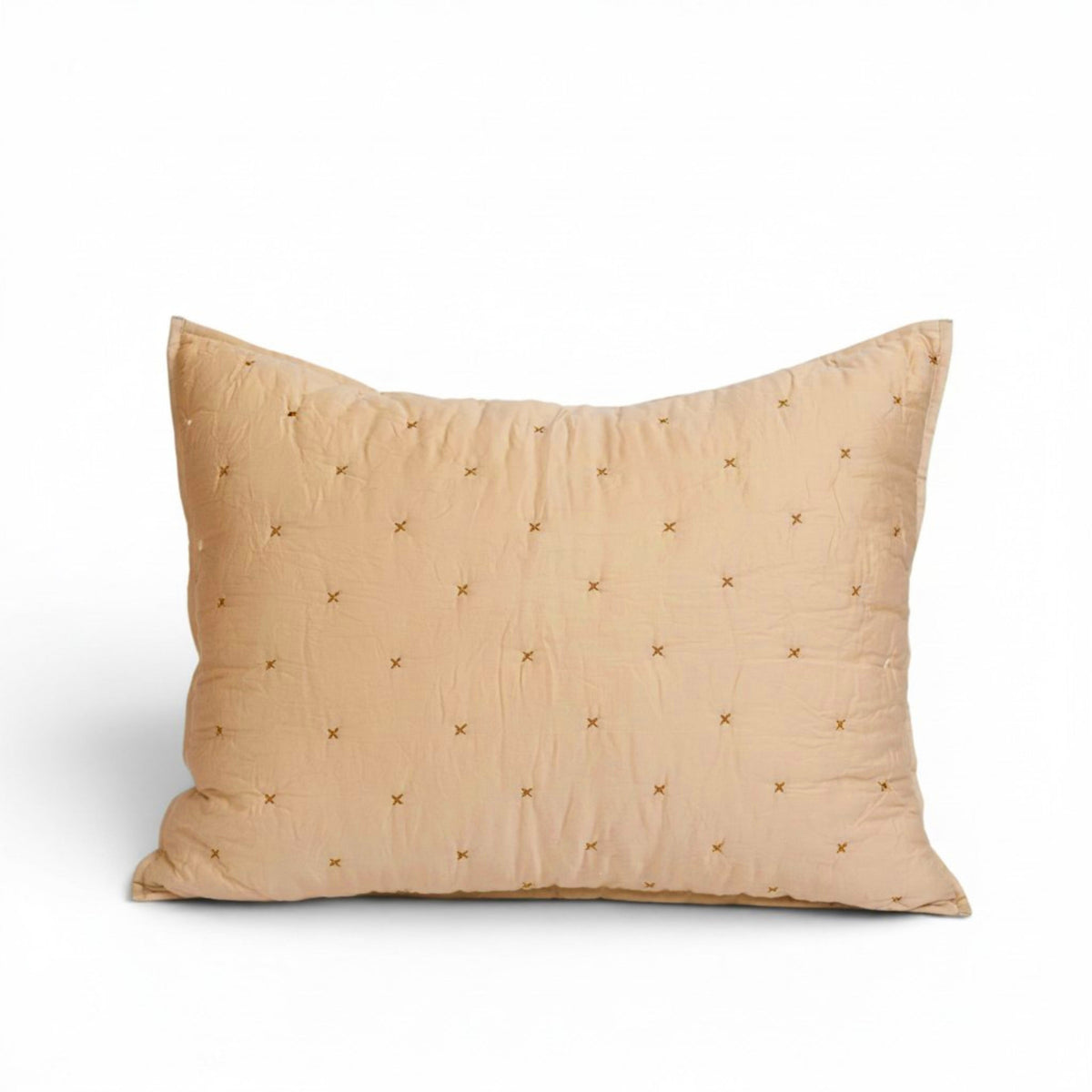 Beige 300TC Fine Cotton Quilted Pillow Case