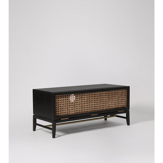 Rattan Tv Unit in Black