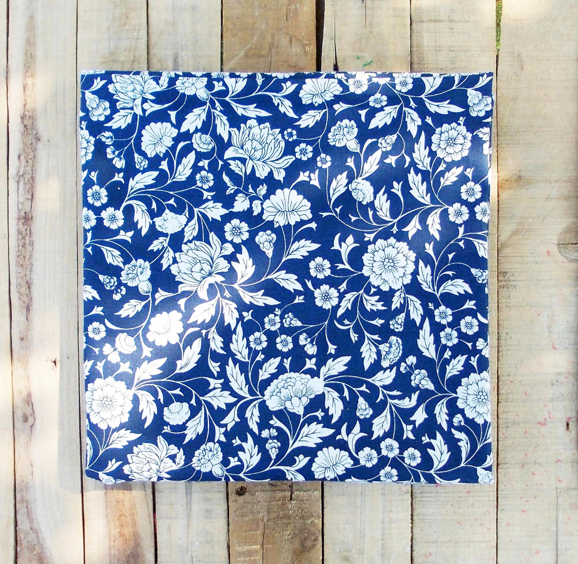 Indigo Kalamkari Handcrafted Cotton Tablecloth for Elegant Dining