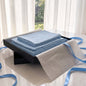 Sky Blue 300TC Cotton Satin Sheet Set — Premium Gift Box | VLiving