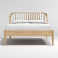 Bodie Mango Wood Spindle Kids Bed with Natural Finish