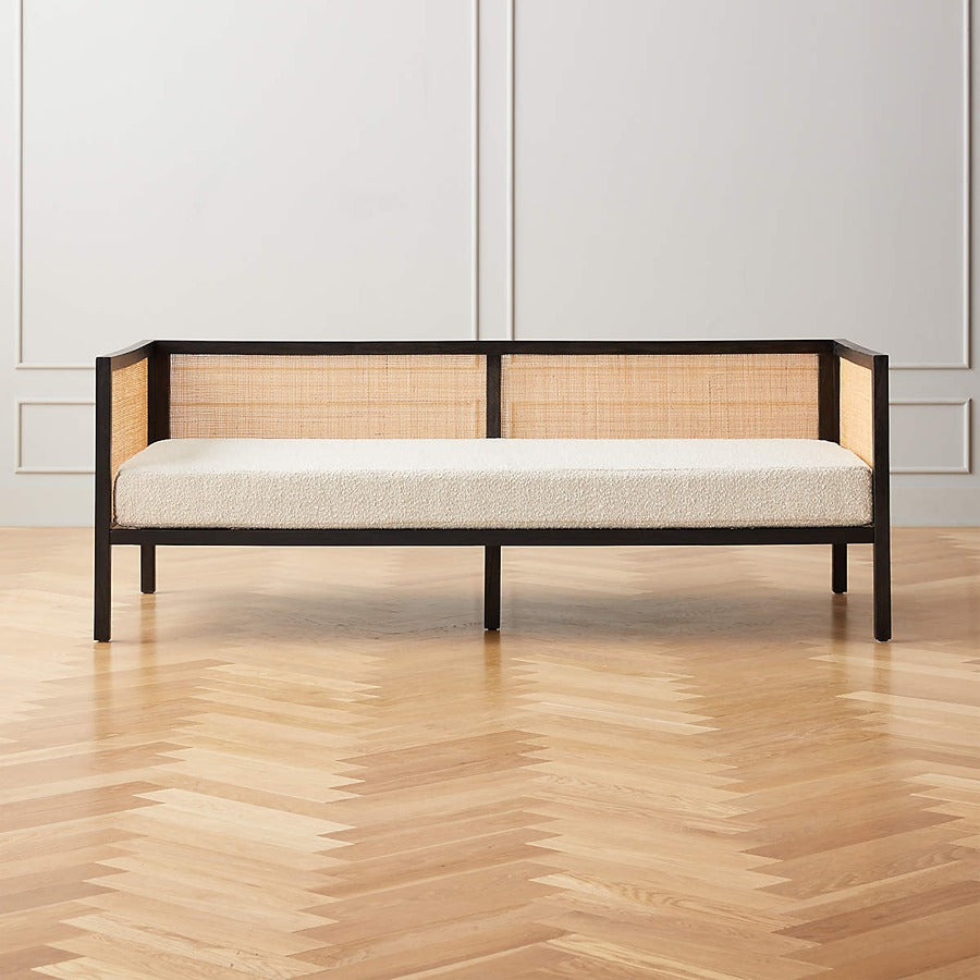 Rattan Black DayBed Black