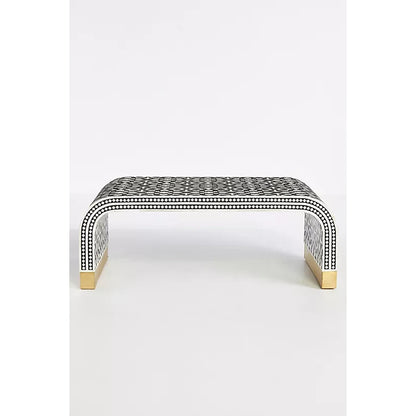 Moroccan Bone Inlay Coffee Table