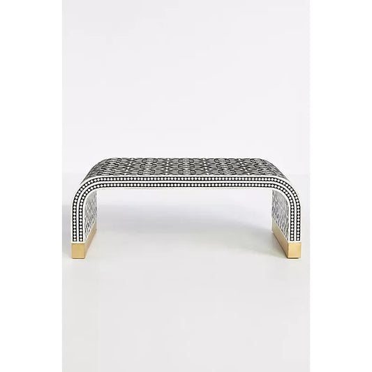Moroccan Bone Inlay Coffee Table