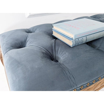 Velvet Frame Bench Upholstered