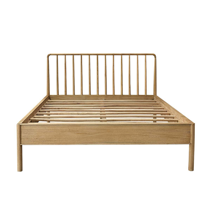 Premium Sandblast Oil Finish Mango Wood Double Bed