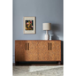 Pippa Deeply Carved Mango Wood Buffet with Antique Orange Finish