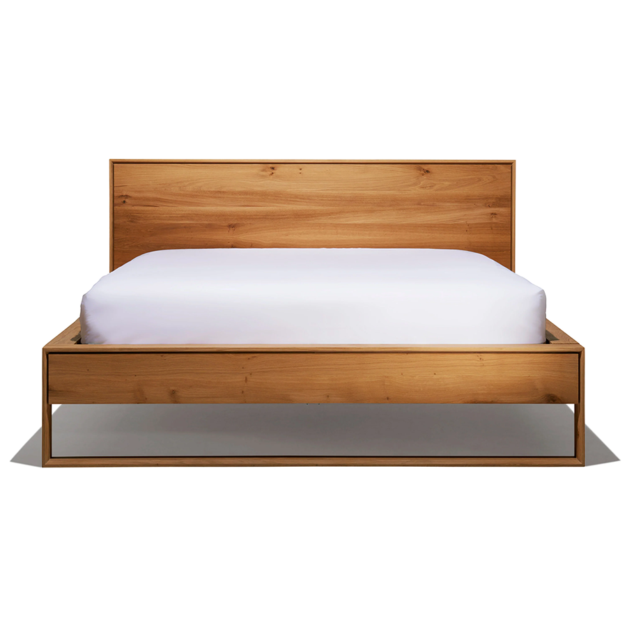 Nordic Acacia King Size Bed – Natural Finish, Premium Acacia Wood