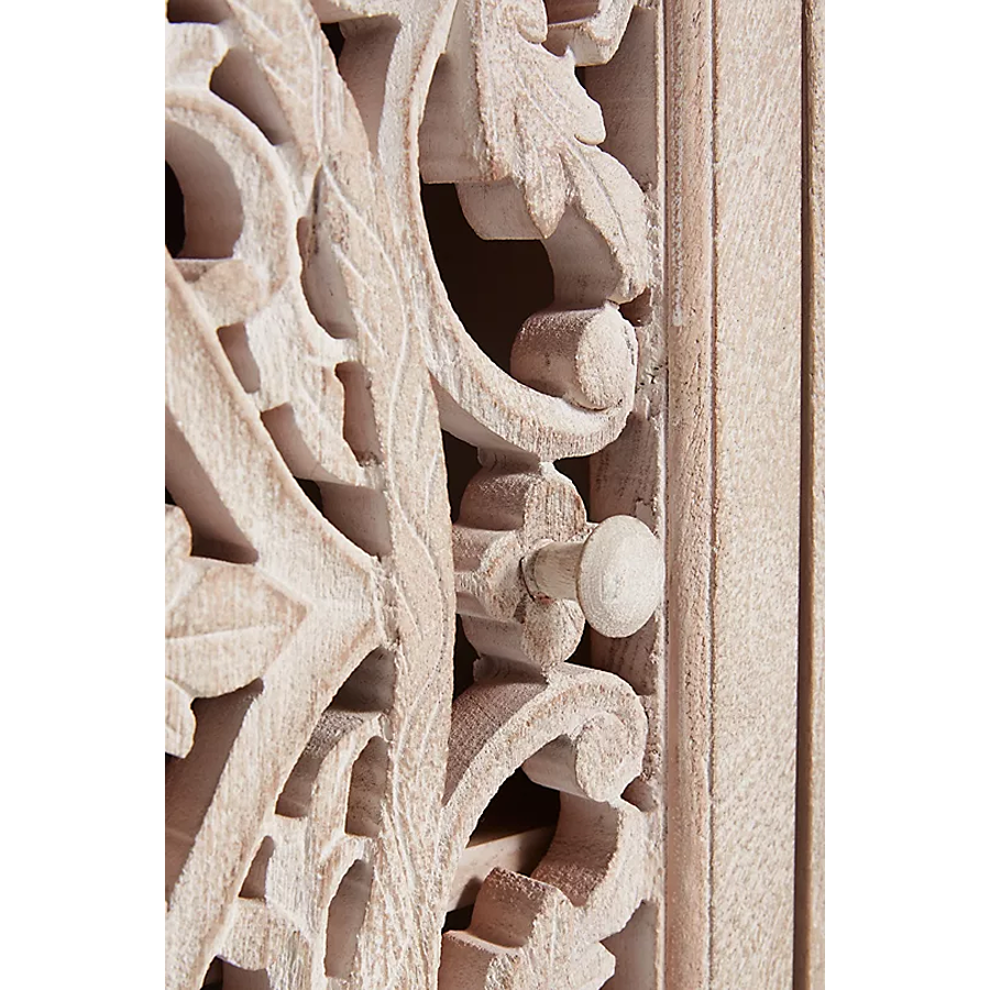 Sunflower Carved 2 Door Mango Sideboard